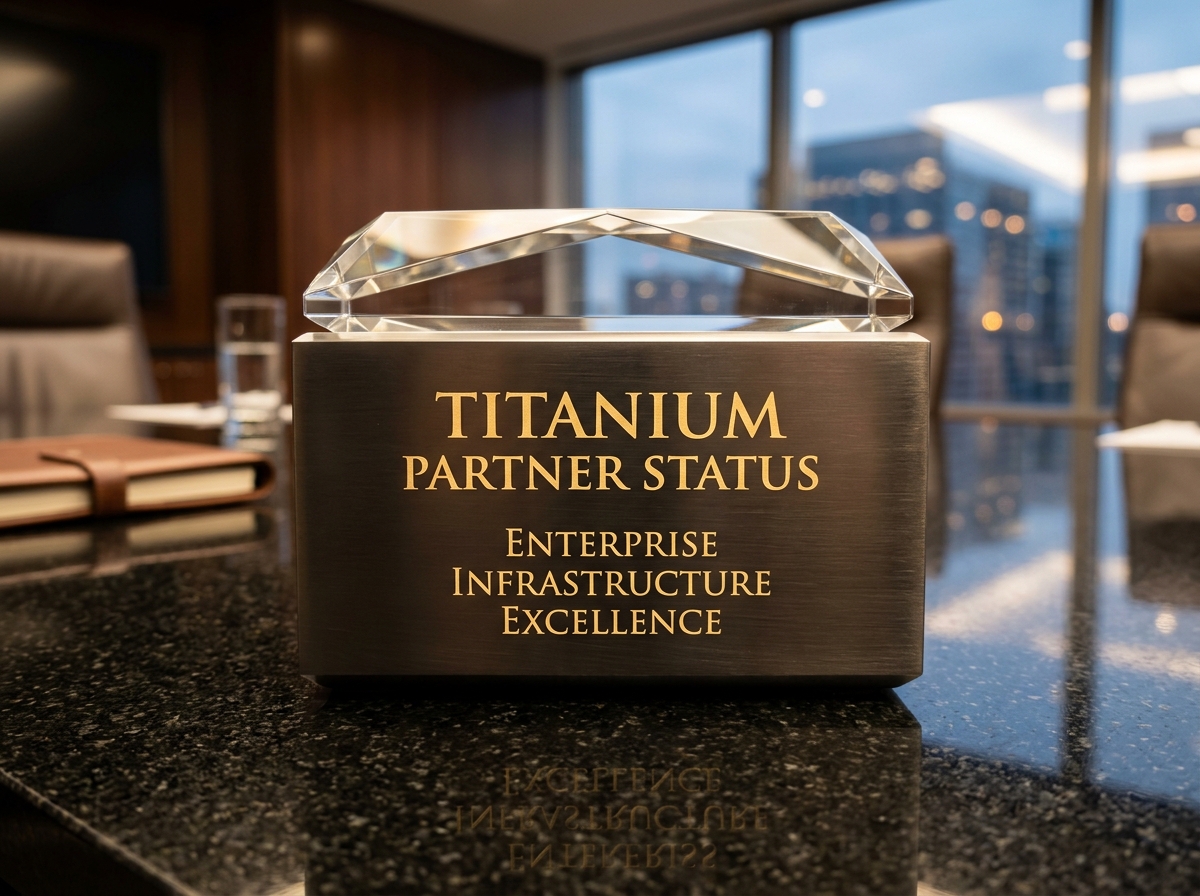 Dell Technologies Titanium Partner Status Plaque