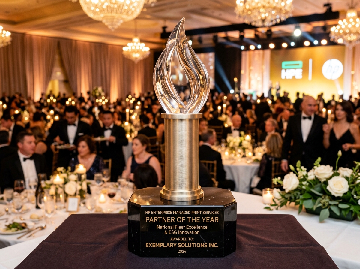 HP Enterprise Managed Print Services Trophy